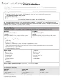 Fill Out Your 4 Point Inspection Template